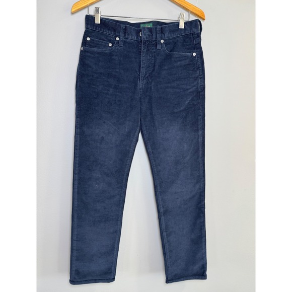 J. Crew Factory Other - J.Crew 770 Straight Corduroy Pants Mens 29x32 Navy Blue Vintage Style